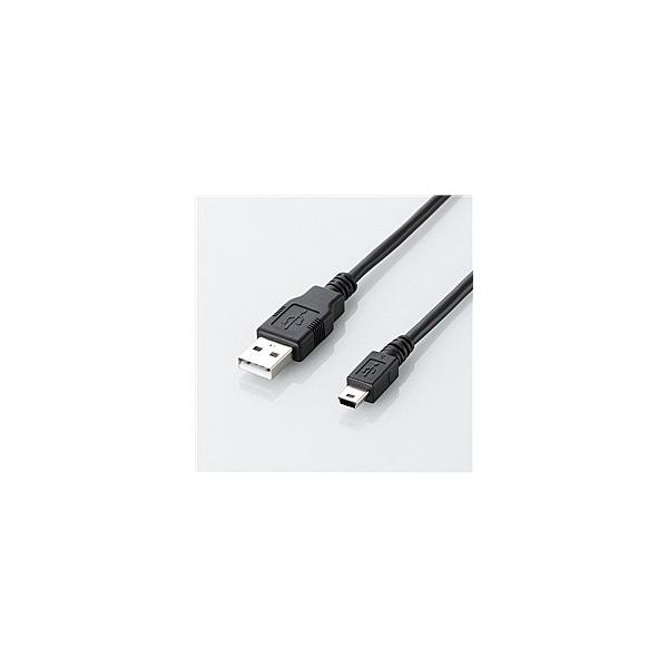 ELECOM U2C-JM50BK GRUSB2.0P[u/ A-miniB^Cv/ GR/ 5m/ ubN