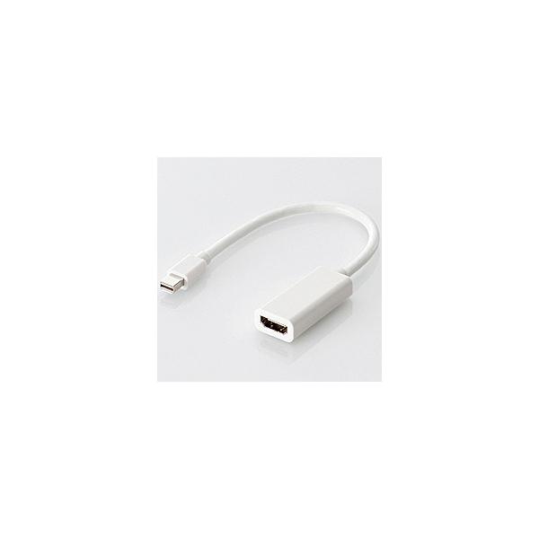ELECOM AD-MDPHDMIWH Mini DisplayPort-HDMIϊA_v^/ zCg/ forMAC