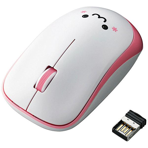 ELECOM M-IR07DRSPN IR�}�E�X/ ENELO�V���[�Y/ �É��{�^��/ ����/ 3�{�^��/ �ȓd��/ �s���N