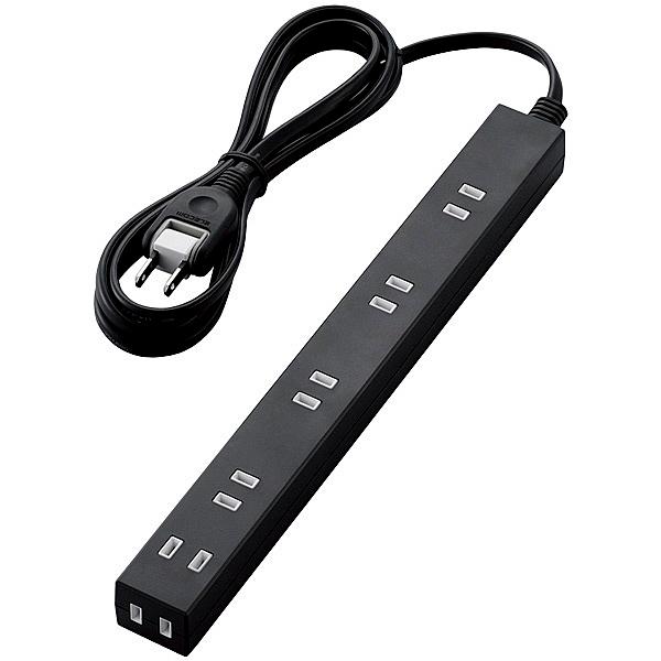 ELECOM T-NSLK-2620BK �L�X�^�b�v/ ���K�[�h/ 6��/ 2.0m/ �u���b�N