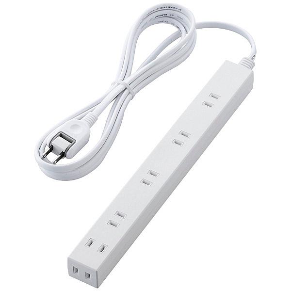 ELECOM T-NSLK-2630WH �L�X�^�b�v/ ���K�[�h/ 6��/ 3.0m/ �z���C�g