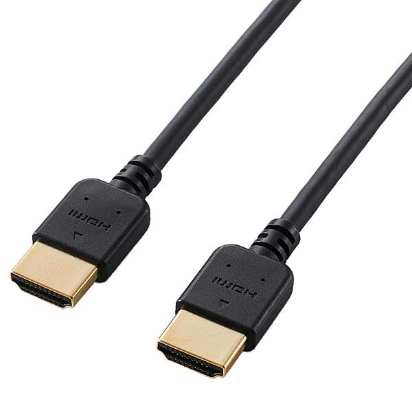ELECOM DH-HD14EY15BK HDMI�P�[�u��/ �C�[�T�l�b�g�Ή�/ ���炩/ Ver.1.4/ 1.5m/ �u���b�N