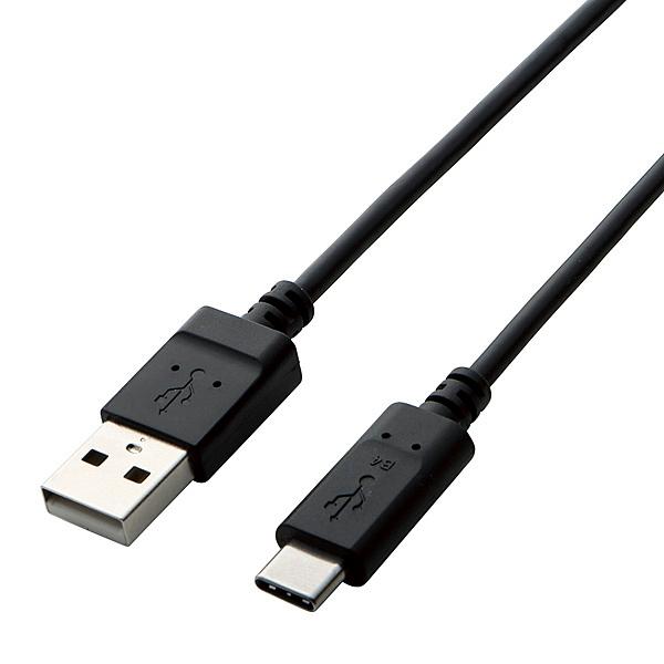 ELECOM TB-AC10NBK ^ubgpUSB2.0P[u/ A-C/ 1.0m/ ubN