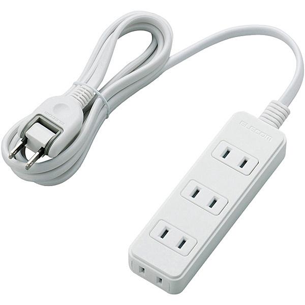 ELECOM T-KS02-2420WH �X�C���O�v���O�^�b�v/ ���K�[�h/ 4��/ 2m/ �z���C�g