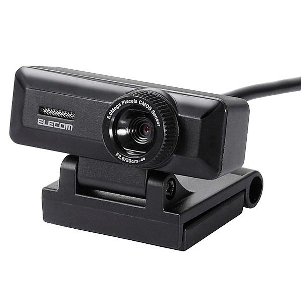 ELECOM UCAM-C750FBBK PC WebJ/ 500f/ }CN/ ׃KXY/ ubN