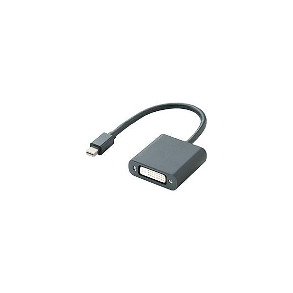 ELECOM AD-MDPDVIBK miniDisplayPortϊA_v^/ DVI/ ubN