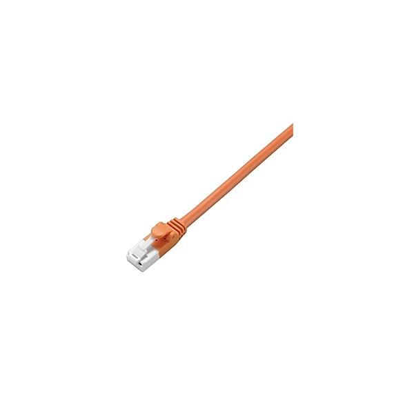 ELECOM LD-GPT/DR5/RS RoHS�w�ߏ���LAN�P�[�u��/ CAT6/ �ܐ܂�h�~/ 5m/ �I�����W/ �ȈՃp�b�P�[�W�d�l