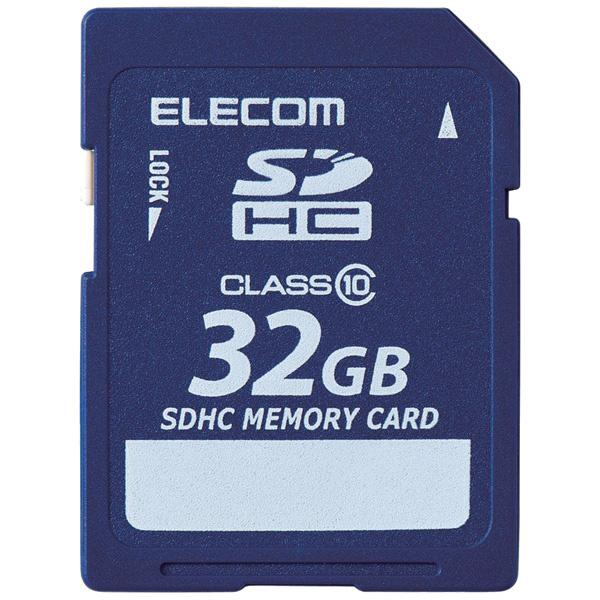 ELECOM MF-FSD032GC10R SDHC�J�[�h/ �f�[�^�����T�[�r�X�t/ Class10/ 32GB