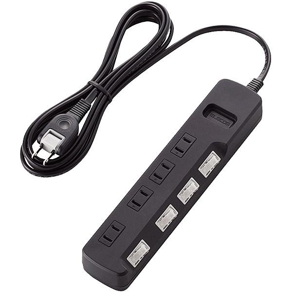 ELECOM T-K5A-2425BK K[h^bv/ ʃXCb`/ 4/ 2.5m/ ubN