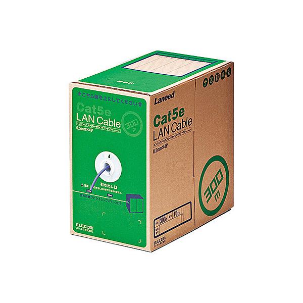 ELECOM LD-CT2/PU300/RS RoHS�Ή�LAN�P�[�u��/ CAT5E/ 300m/ �p�[�v��/ �ȈՃp�b�P�[�W