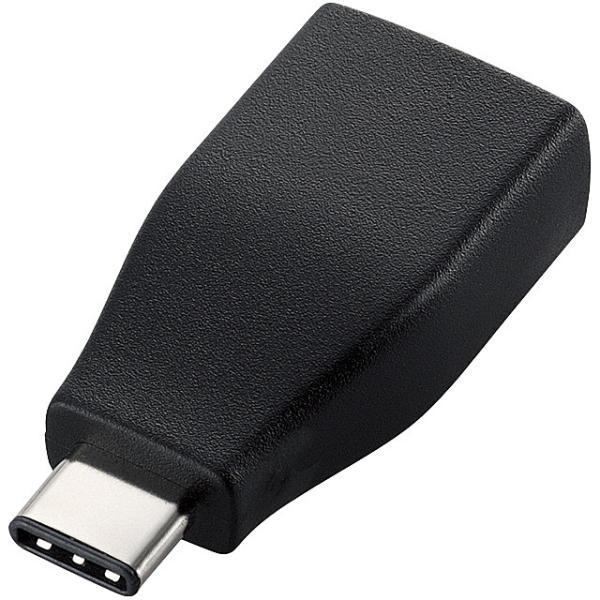 ELECOM USB3-AFCMADBK USB3.1�ϊ��A�_�v�^/ Type-C�[�q/ �u���b�N