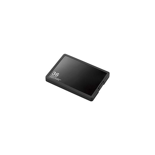 ELECOM CMC-SDCPP36BK J[hP[X/ CfbNX䎆t/ SD18+microSD18[/ ubN