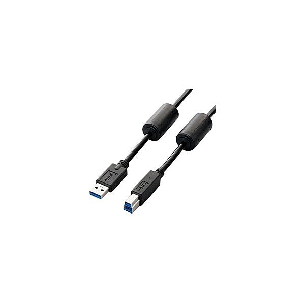 ELECOM USB3-BF30BK tFCgRAtUSB3.0P[u(A-B)/ 3.0m/ ubN