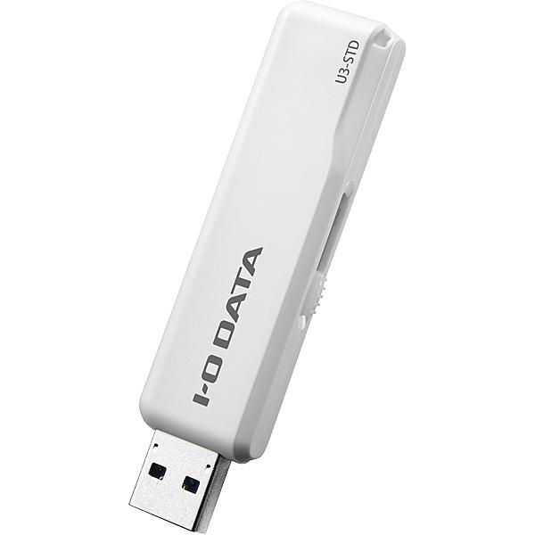 IODATA U3-STD16GR/W USB3.2 Gen 1�iUSB3.0�j/ USB2.0�Ή� �X�^���_�[�hUSB�������[ �z���C�g 16GB