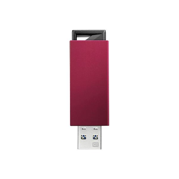 IODATA U3-PSH64G/R USB3.1 Gen1�iUSB3.0�j/ 2.0�Ή� USB�������[ 64GB ���b�h