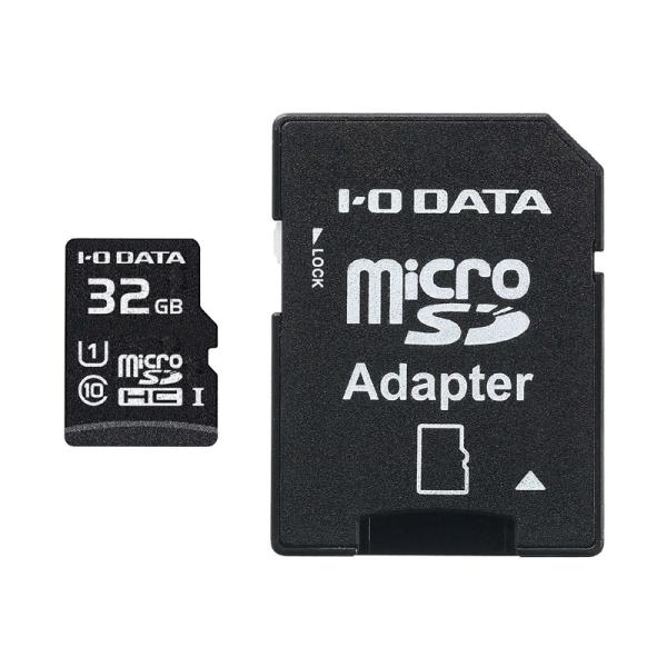 IODATA MSDU1-32GR UHS-I UHS Xs[hNX1ΉmicroSDHC[J[hiSDJ[hϊA_v^tj 32GB