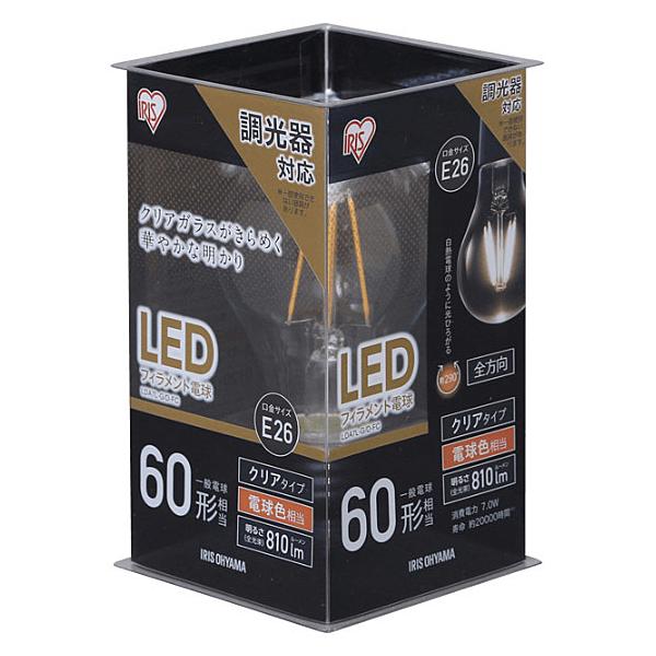 �A�C���X�I�[���} LDA7L-G/D-FC LED�t�B�������g�d�� E26 60�`���� �d���F �����N���A