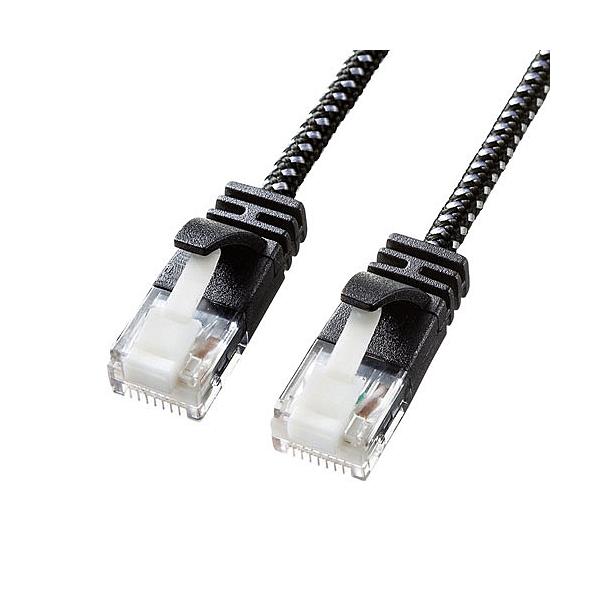 �T�����T�v���C KB-T6AME-05BKW �ߐ܂�h�~�J�e�S��6A�׌a���b�V��LAN�P�[�u���i�u���b�N���z���C�g�E5m�j