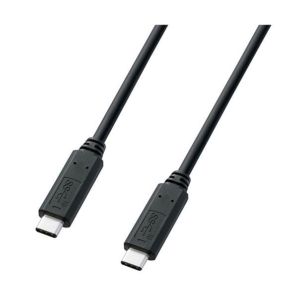 �T�����T�v���C KU31-CCP310 USB3.1 Gen2 Type C PD�Ή��P�[�u���i1m�E�u���b�N�j