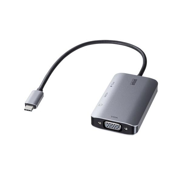 TTvC AD-ALCHV02 USB Type C-HDMI/ VGAϊA_v^i4K/ 30Hz/ PDΉj