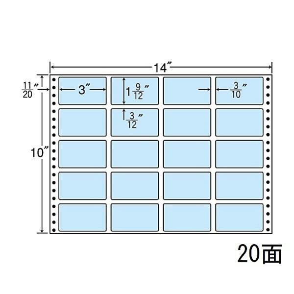 ���m��� MT14J-BLUE �^�b�N�t�H�[�����x�� 14�C���`×10�C���` 20�ʕt(1�P�[�X500��)