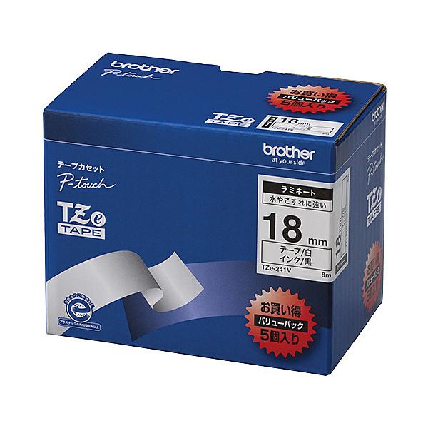 (�u���U�[����) �s�[�^�b�` ���~�l�[�g�e�[�v TZe-241V ��18mm (������/ ��/ ����5�{�p�b�N)