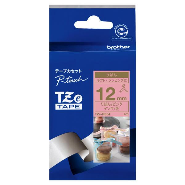 (�u���U�[����) �s�[�^�b�` ���{���e�[�v TZe-RE34 ��12mm (������/ �s���N)