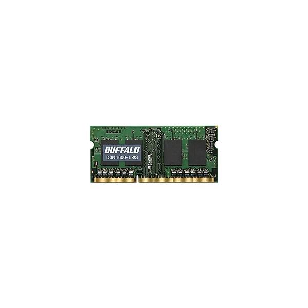 obt@[ D3N1600-L8G PC3L-12800iDDR3L-1600jΉ 204PIN DDR3 SDRAM S.O.DIMM 8GB