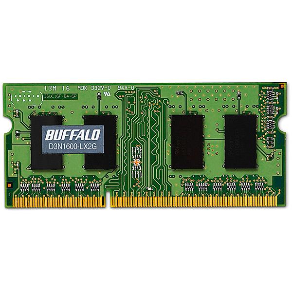 obt@[ D3N1600-LX2G PC3L-12800iDDR3L-1600jΉ 204Pinp DDR3 SDRAM S.O.DIMM 2GB