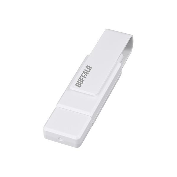 バッファロー RUF3-ACR64G-WH USB3.2（Gen1）対応 Type-A/ C両対応 回転式USBメモリー 64GB ホワイト