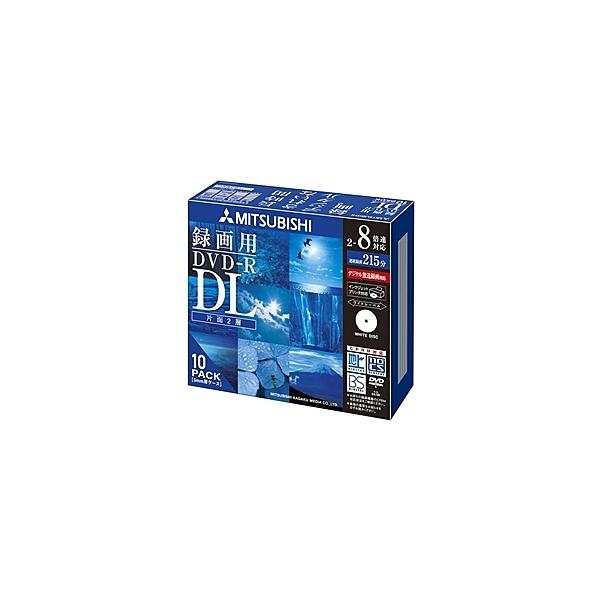 Verbatim VHR21HDSP10 DVD-R 8.5GB �r�f�I�^��p DL�K�i����8�{���L�^�Ή�10���X�����P�[�X��IJ�v�����^�Ή�