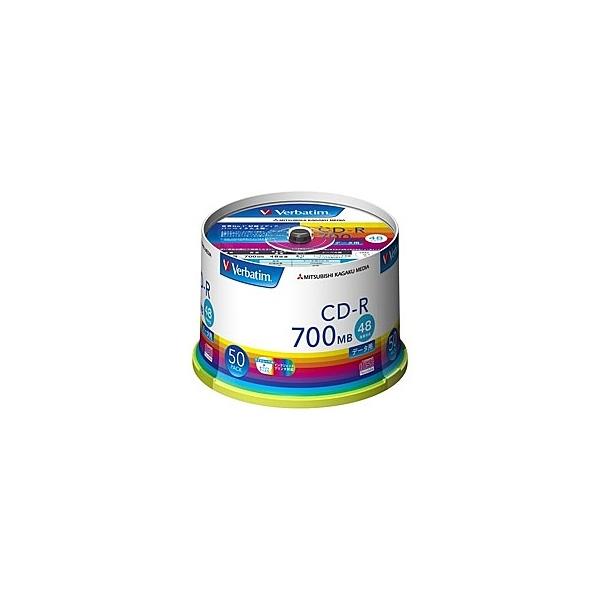 Verbatim SR80FP50V1 CD-R 700MB PCf[^p 48{Ή 50XshP[X Ch\
