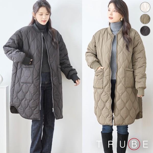 M〜L(ゆったりめ) 中綿 キルティング コート レディース アウター