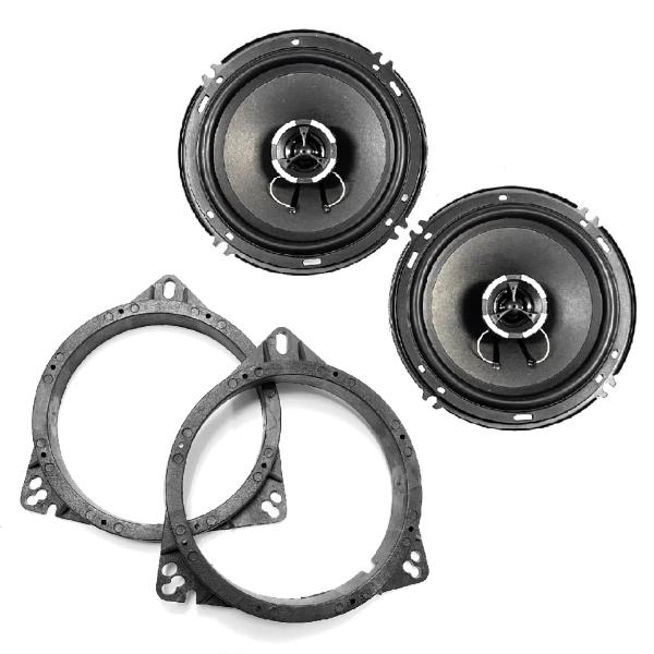 POG-MAX 日産車用 16cm 2Way コアキシャル スピーカー バッフルセット エルグランド/キューブ/セレナ/ティアナ ZD601-SM10