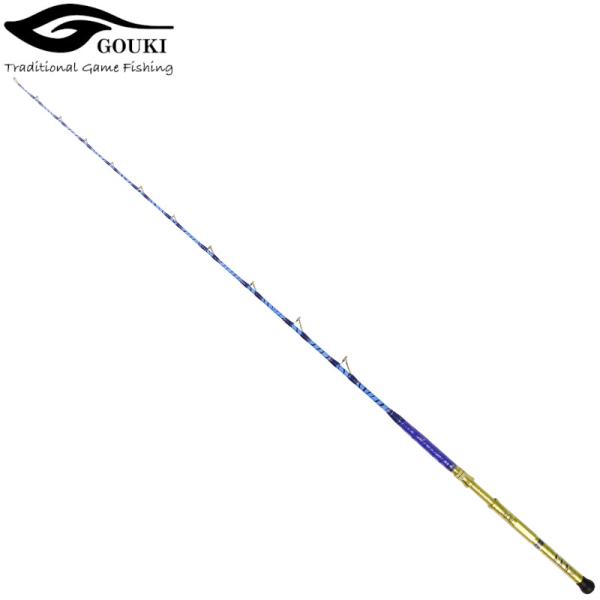 剛樹 船竿 シマアジ リミテッド 18R/GD #PFX103黒ゼブラ柄 [SJLTD18R