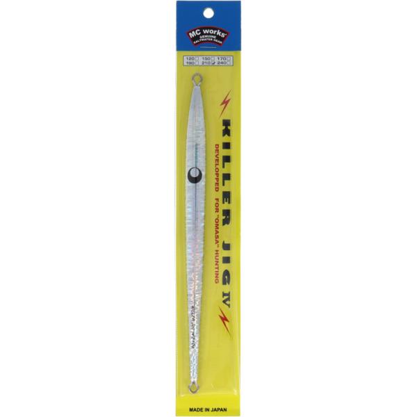 ●カラー:SYB-IV ●サイズ:210g ●自重:210g ●釣り方、フィールド:ソルトルアー（オフショア） ●代表対象魚:ヒラマサ・カンパチ|【MCワークス/MC works】ヒラマサジギングイノベーター吉良恵が渾身の情熱を注いで作り上...