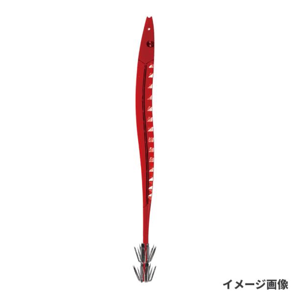 ヤマリア ヤマシタ  ■09 ルビー最もシルエットがはっきりと出る深紅。光量の少ない夜焚きの釣りでもシルエットでイカを反応させる ●カラー:09 ルビー ●全長:11cm ●入数:1 ●針の線径:0.6φmm ●針立て数:4本立 2段針 ●...