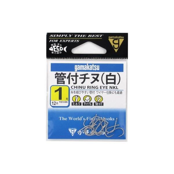 Gamakatsu（がまかつ） カン付チヌ 1号 白 : 釣具のポイント東日本
