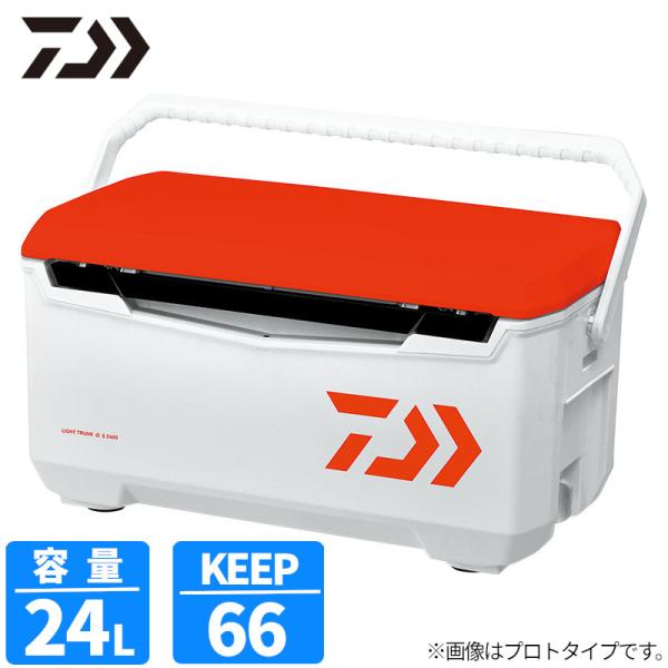 ダイワ クーラーボックス ライトトランクα S 2400 24L レッド クーラーボックス