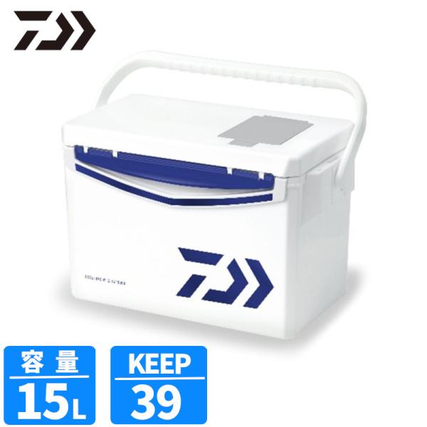 ダイワ  ●カラー:ブルー ●サイズ:GU1500X ●自重:3.2kg ●容量:15L ●内部寸法1:[縦(奥行)×幅×高さ]17×36×23cm ●外部寸法1:[縦(奥行)×幅×高さ]25×47.5×30cm ●断熱素材:(上フタ)スチ...
