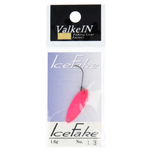 ヴァルケイン ルアー アイスフェイク 1.6g #13蛍光ピンク : 釣具の