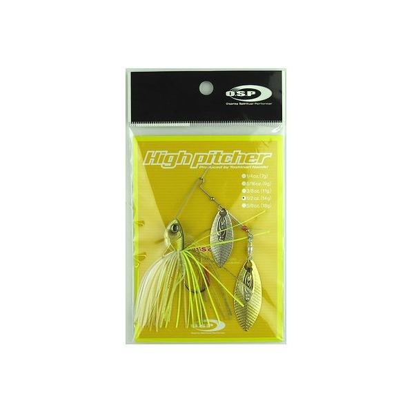 オーエスピー スピナーベイト ハイピッチャー 1/2oz DW S39 チャートバックアユ