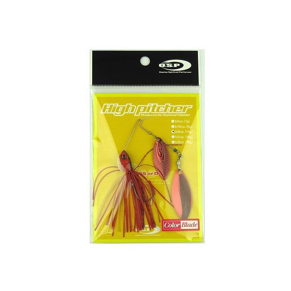 オーエスピー スピナーベイト ハイピッチャー 3/8oz DW S58 C.B.ブラッディシャッド
