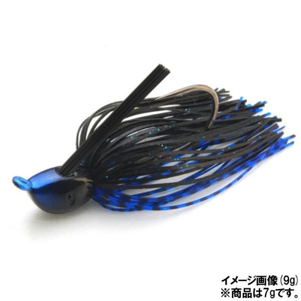 レイドジャパン ラバージグ MASTERJIG 7g ブラックブルー : 釣具の