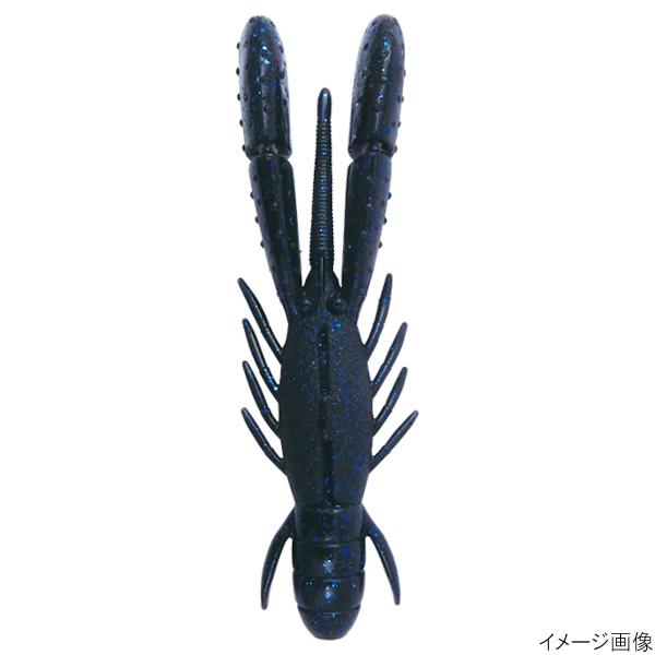 ボトムアップ ワーム ブルスホッグ 3インチ M017 ブラックブルー