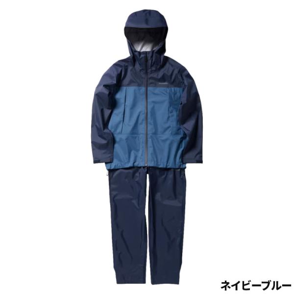 【現品限り】 シマノ ウェア 3レイヤー レインスーツ L ネイビーブルー RA-047X