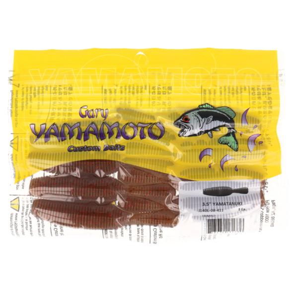 ゲーリーヤマモト ワーム ヤマタヌキ 3.5インチ #411 エビミソ【ゆう
