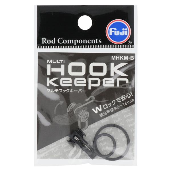 富士工業  ●カラー:(ボディ)ブラック、(プーリー)ブラック ●素材:[ボディ・プーリー]ポリアセタール、[フック]ステンレス ●適合竿径:Φ5〜16mm|【富士工業/FUJI KOGYO】「マルチフックキーパー(MHKM)」がデビュー!...