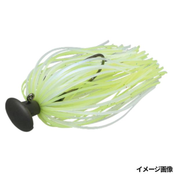 ジャッカル ラバージグ ナカタジグ 1/2oz チャートリュース/パールホワイト【ゆうパケット】