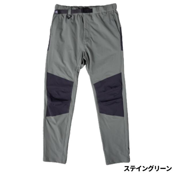 【現品限り】 ジャッカル ウェア ハイブリッドストレッチパンツ M ステイングリーン